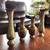 Floral vases solid “brass “made in Senegal all 4 vases for $40 3 thumbnail