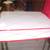 VINT 50'S ENAMEL TABLE 40X 24 OPENS TO 40 X 45 4 thumbnail