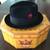Vintage Knox New York Black Felt Fedora Hat Size 7 1/8 & Original Box 1 thumbnail