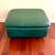 GENUINE LEATHER ROLLING OTTOMAN-FOREST GREEN 1 thumbnail