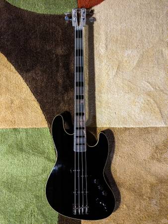 Custom Fender Aerodyne Jazz Bass w/ Electrical Aluminum Neck 1