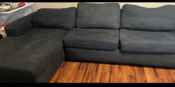 Free couch with queen bed 1