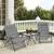 3-Piece Outdoor Patio Bistro Set 2 Reclining Lounge Chairs and 1 Table 2 thumbnail
