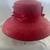 (3) Elegant Red Hat Society Red and Purple Ladies Hat 2 thumbnail