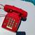 Vintage radio shack push button phone used 2 thumbnail