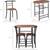 3-Piece Wooden Round Table & Chair Set 5 thumbnail
