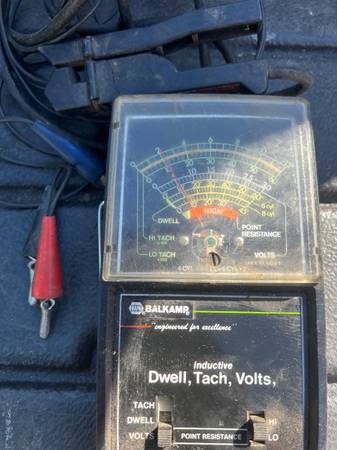 Dwell  Volt tach Meter 1