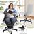 Crisscross Extra Wide Office Chair - Gray 8 thumbnail