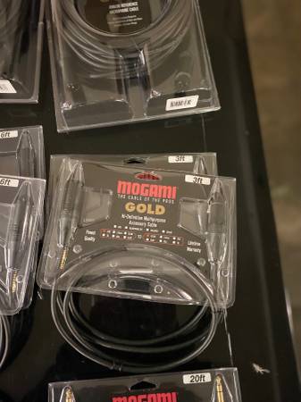 Mogami Gold Neglex Quad Microphone Cable for Studio Neutrik XLR 3ft. 1