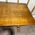 Antique oak trestle base dining table 13 thumbnail