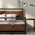 Brand New Queen Metal and Solid Wood Platform Bed Frame with Headboard 9 thumbnail