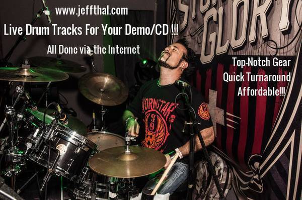 Studio Session Drummer Available (NO LIVE GIGS) (South Amboy)64169583711363120