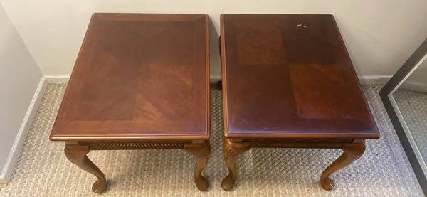 🌸 Cherry French Provincial Side Tables – Elegant Pair 🌸 1