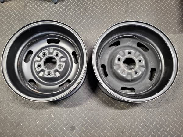 Corvette / Camaro Rally Wheels (2) - $300 (Libertyville, IL)62956364143491123
