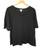 Ladies Black T  Shirt - V Neck 1 thumbnail
