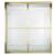 Framed Sliding Bypass Shower Door w/ Gold Finish 1 thumbnail