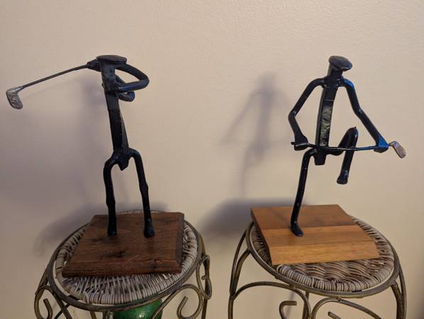 Vintage Golf statues 1