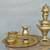 Decorative gold plated Persian samovar tea set with accessories 10 thumbnail