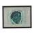 Framed Contemporary Figurative Portrait Print in Blue and Green. 2 thumbnail