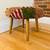 VTG Mid Century MCM 50s 60s Patchwork Foot Stool Ottoman Bench 7 thumbnail
