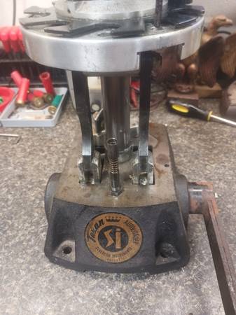 Texan 12ga Model M-IV Reloader with full set of 3d bushings & tray #26 1