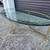 Vintage Hollywood Regency Brass Oval Coffee Table (La Barge) Glass Top 6 thumbnail