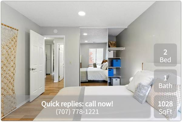 $2,635 / 2br - 1028ft2 - It's time to start living the good life! Luxury 2 Bed / 1 Bath! (petaluma)63938631468547120