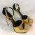 Authentic Versace Medusa High-heel Gold Sandals (NEW) 5 thumbnail