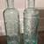 4 - 8 1/2”Vintage Glass Bottles light green 2 thumbnail