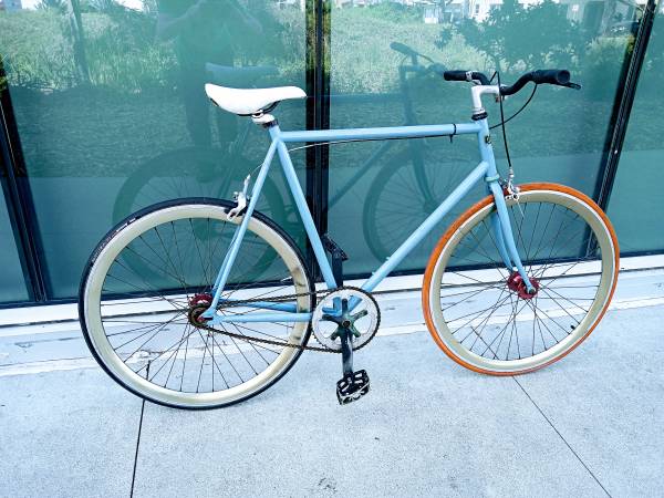 61cm 'custom made' Fixie/Freewheel Road Bike. Lightweight chromoly 1