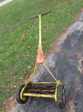 Reel Lawn Mower,   Vintage Scott's reel lawn mover 1