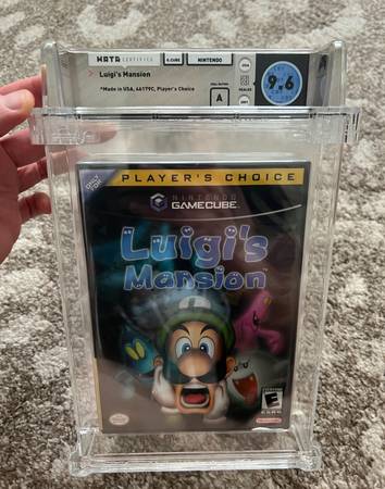 Luigi’s Mansion Gamecube Sealed WATA 9.6 A 1