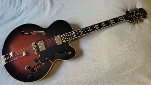 Epiphone Emperor T Thinline Vintage Semi-Hollow MIJ Guitar 1
