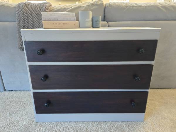 Updated Antique Solid Wood Dresser 1
