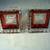 (2) VINTAGE WESTMORELAND WAKEFIELD RUBY FLASHED GLASS CRYSTAL 3 thumbnail