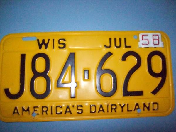 Vintage  Lic. Plate 1