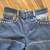 Original Vintage 1970's flared Studded Jeans 4 thumbnail