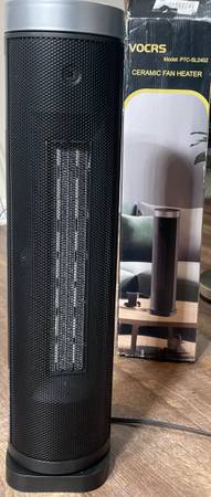 VOCRS PTC-SL2402 23” Ceramic Tower Space Heater – Oscillating – Tested 1