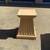 Kreiss duchess base with travertine top 7 thumbnail