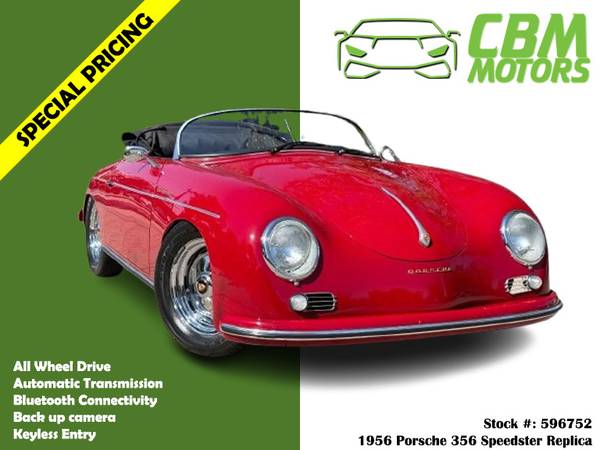 1 1956 Porsche 356 Speedster Replica**EZ FINANCING -LOW DOWN! 1