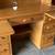 Solid oak desk with hutch/shelf 2 thumbnail
