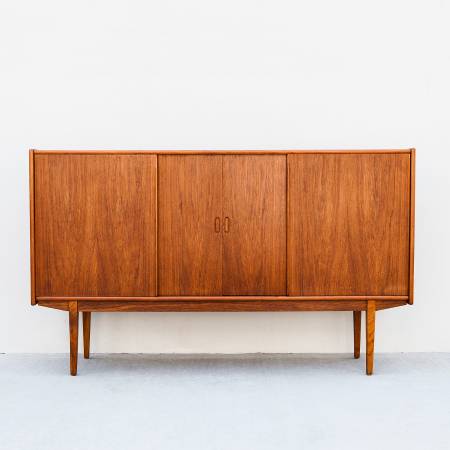 1960s Danish Mid Century Modern Teak Highboard 1
