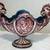 Antique majolica compote Jardinaire porcelain serpent handles 1 thumbnail