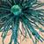 GLITTERED AND SEQUINED BURST ORNAMENT, TURQUOISE (Set of 4) 3 thumbnail