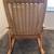 VINTAGE RUSTIC HANS WEGNER STYLE MID CENTURY WOOD & ROPE ROCKING CHAIR 4 thumbnail