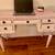 Desk reception desk writing table BOHO style  43” wide vintage 3 thumbnail