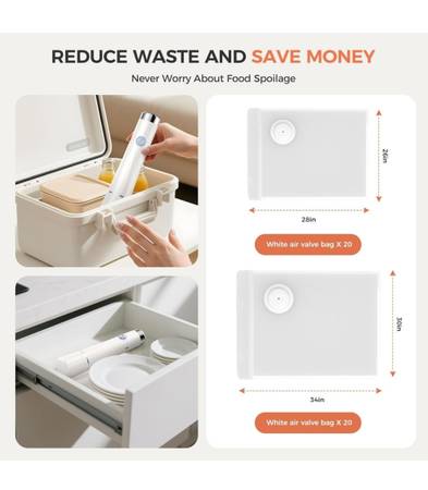 Sellador al vacío para alimentos - $30 (Brooklyn)63471239571201124