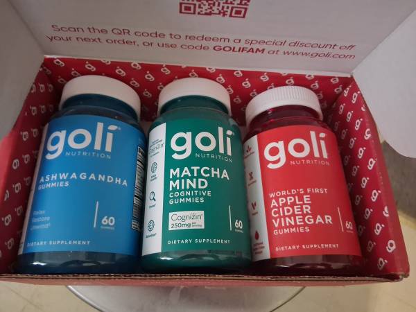 GOLI SUPPLEMENT GUMMIES (3 PACK) 1