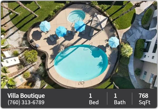 $2,195 / 1br - 768ft2 - Come tour our beautiful 1 bed, 1 bath! Full size washer and dryer! (Palm Springs - Near Palm Springs Strip)63953073914627120