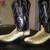 Laredo Python snake skin cowboy boots men's size 7d 1 thumbnail